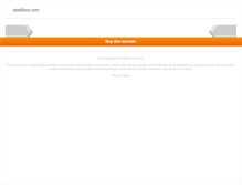 Tablet Screenshot of dwellbox.com